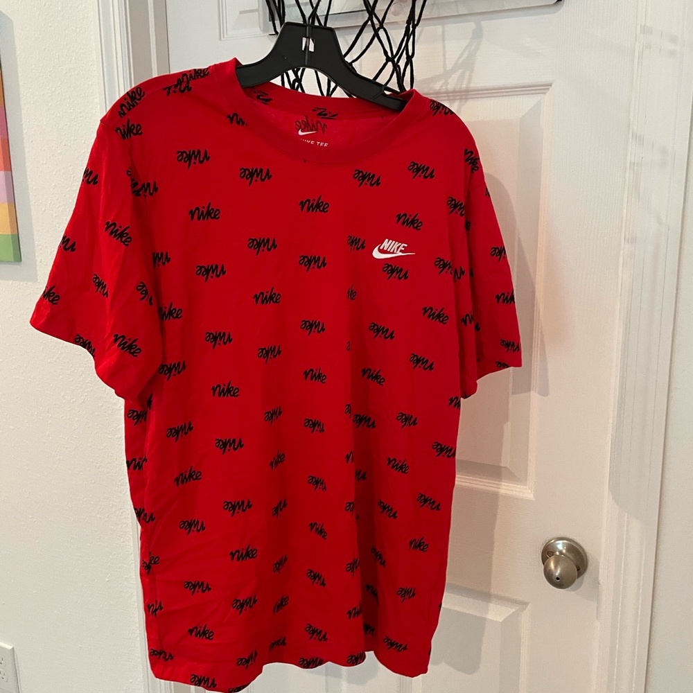 Nike Red Graphic T-Shirt